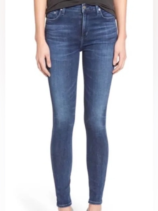 Citizens Of Humanity Denim - Citizens Of Humanity Rocket High Rise Skinny Jeans Medium Wash Stretch 29